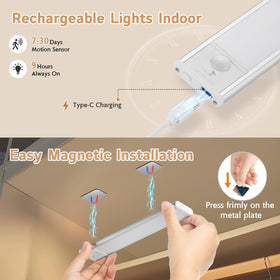 LNRYY magnetic installation lets you place anywhere on metal surfaces.
