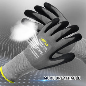 LOCCEF gloves produce minimal lint and are easy to care for.