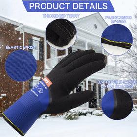LOCCEF freezer gloves for below-zero work environments