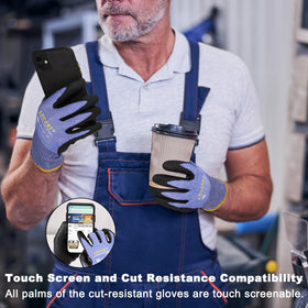 LOCCEF gloves available in five sizes for a precise fit