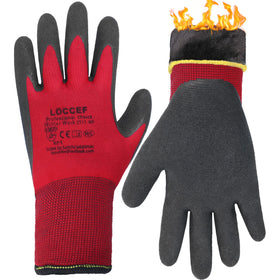 LOCCEF winter work gloves outer fabric for warmth and flexibility in cold jobs