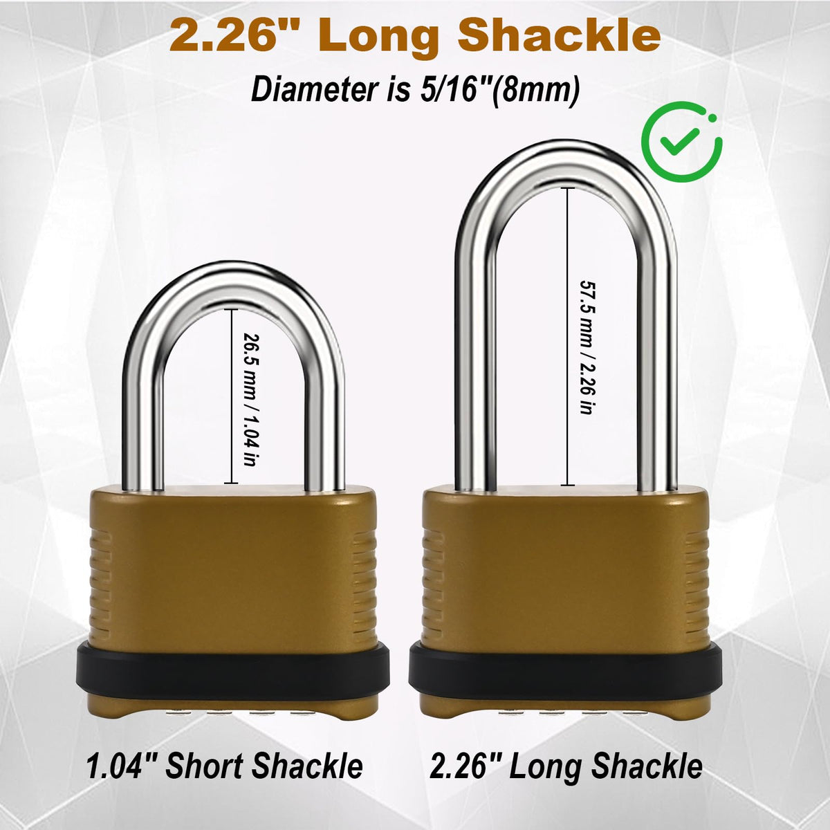 Locilot secure storage lock in use on a fence or shed.