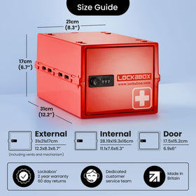 Lockabox One assembled unit ready for clinical or home use