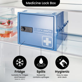 Lockabox One used in clinical settings for organized small items