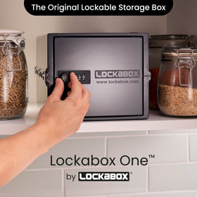 Lockabox One closed lock image demonstrates easy three-digit access control