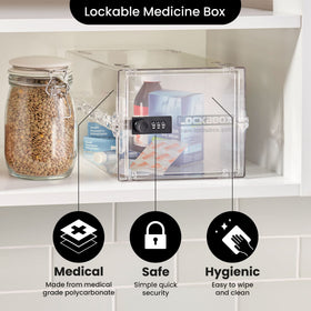 Lockabox One used as a food and small item lock box.
