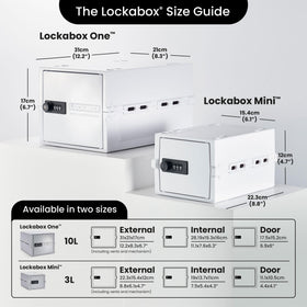 Lockabox One fridge/freezer compatibility for versatile storage