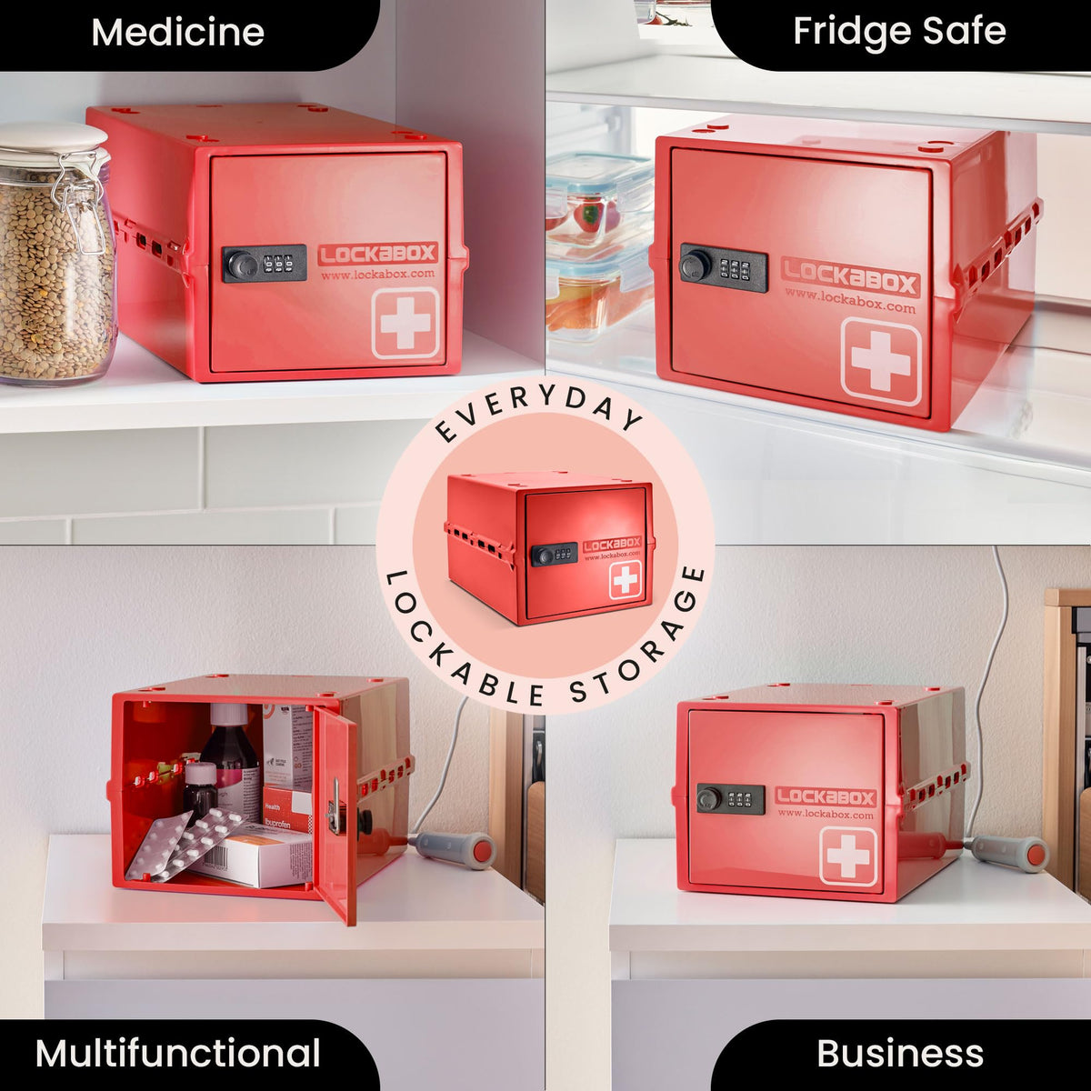 Lockabox One interior compartment reveals ample space for small meds