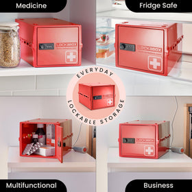 Lockabox One interior compartment reveals ample space for small meds