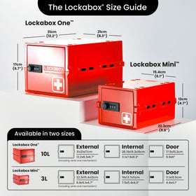 Lockabox One BPA-safe polycarbonate body highlights durable construction