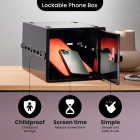 Lockabox One polycarbonate shell emphasizes durable, shatter-resistant design