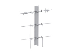 Lock Jawz wire clip installation on a T-post without tools.