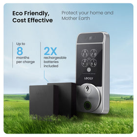 Lockly Visage Zeno remote access and guest sharing via app.