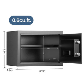 Locksworth safe compact security box fits small spaces.