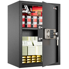 Locksworth Safe front view showing sturdy steel construction for home security