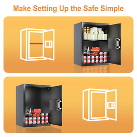 Locksworth Safe pry-resistant door demonstrates strong protection against tampering