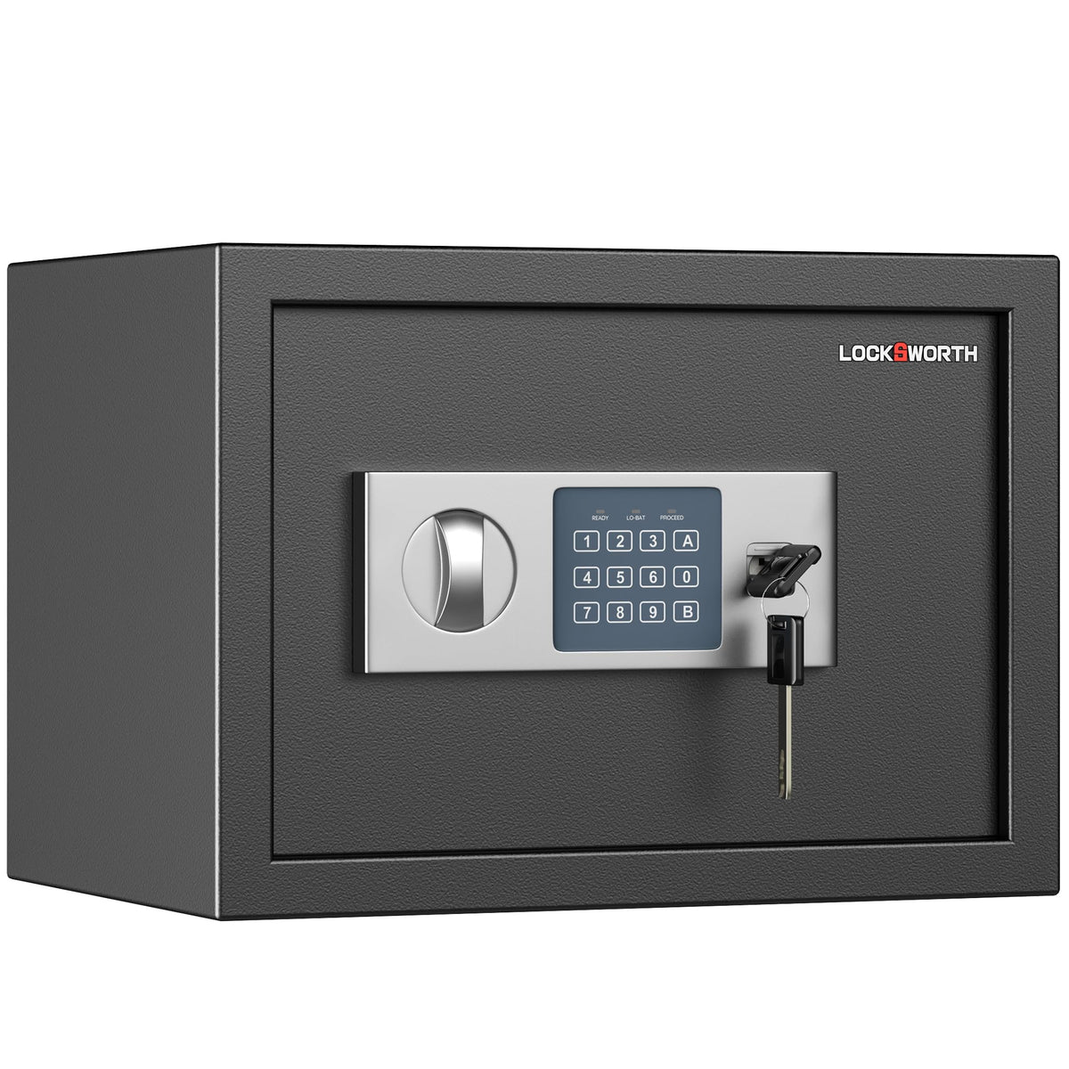 Locksworth safe soft felt floor protects valuables from scratches.