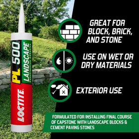 Gunning Loctite PL 500 on wet lumber for use