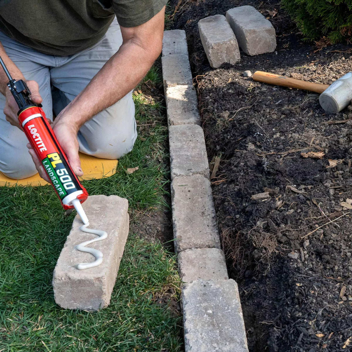 Loctite PL 500 bridges irregular surfaces and fills gaps