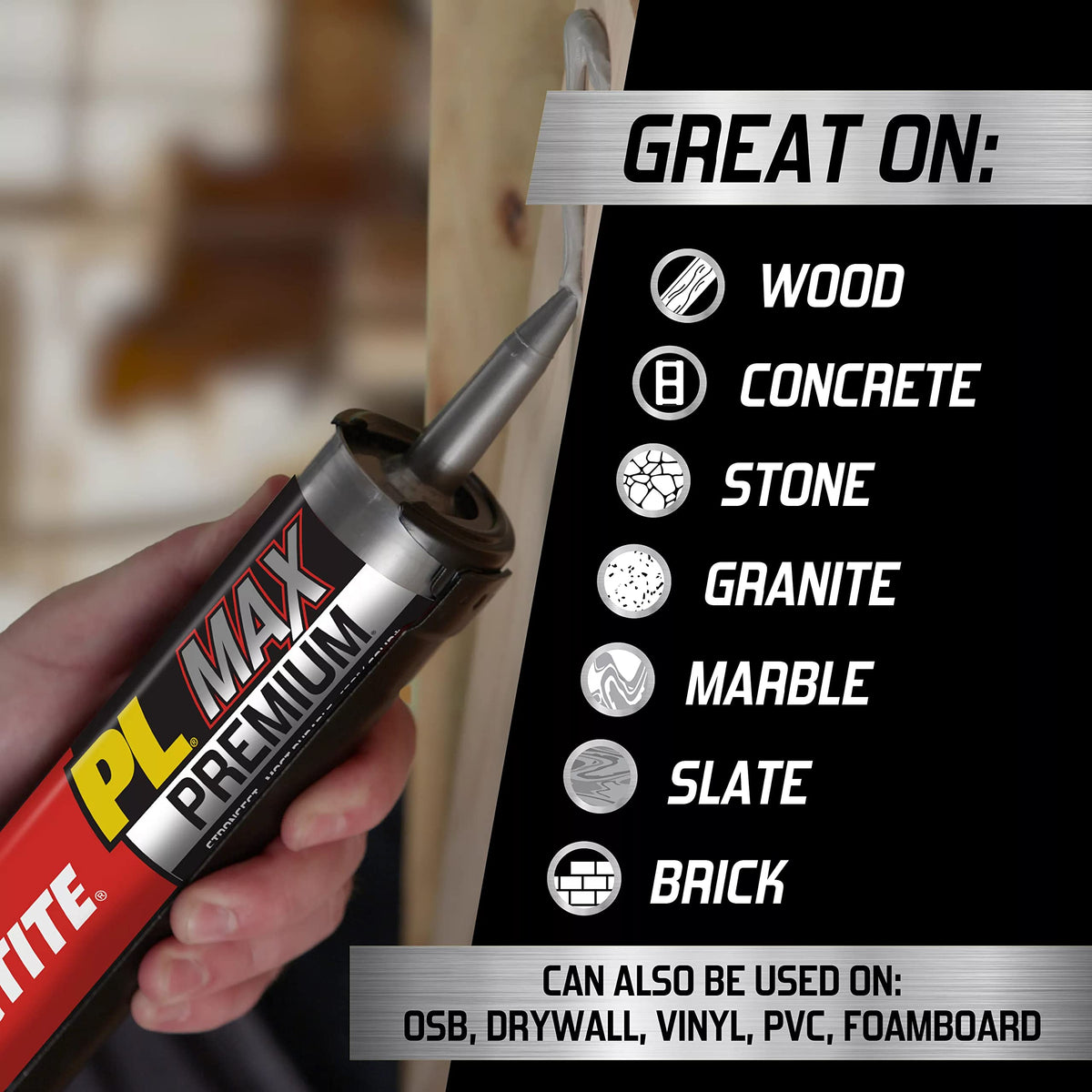 Wood bonding with Loctite PL Premium Max delivers reliable connections