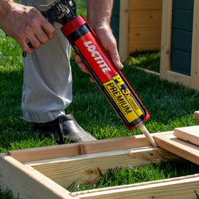 Loctite PL Premium paintable adhesive supports finishing touches with low odor.