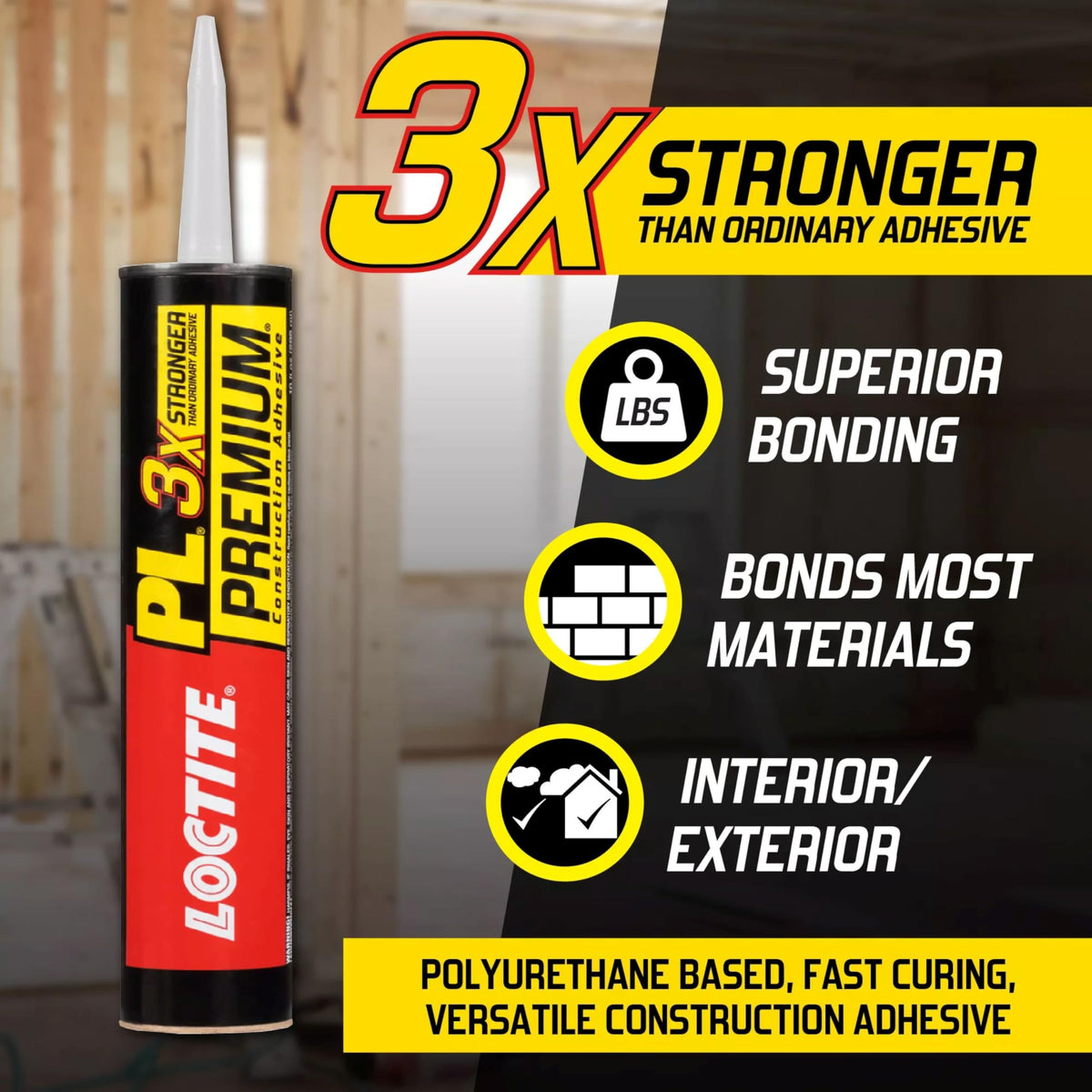 Loctite PL Premium subfloor installation supports solid joints for durable interiors.