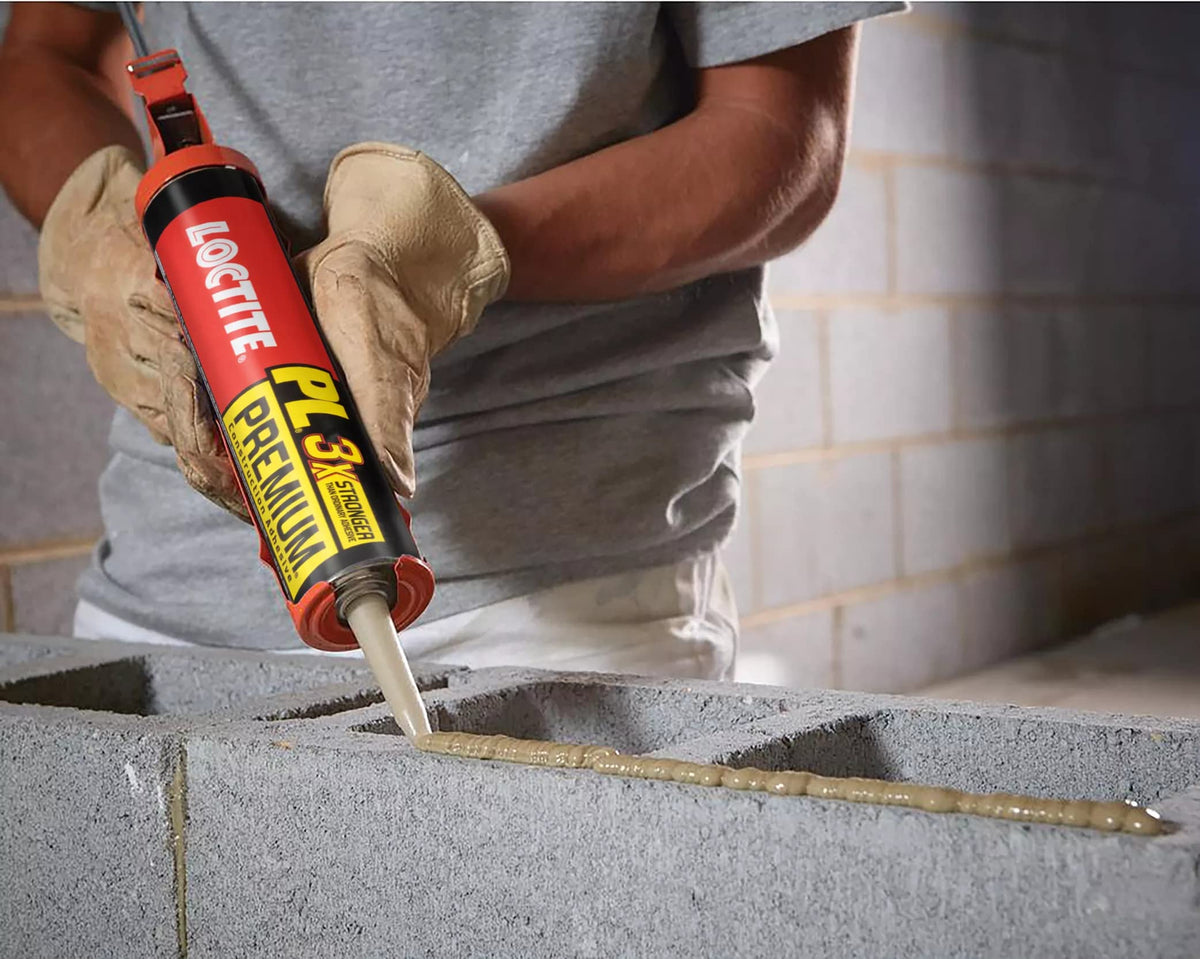 Loctite PL Premium wet-surface-bonding shows performance on damp or frozen substrates.