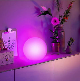 LOFTEK night light ball color options showing vibrant RGB modes for decor