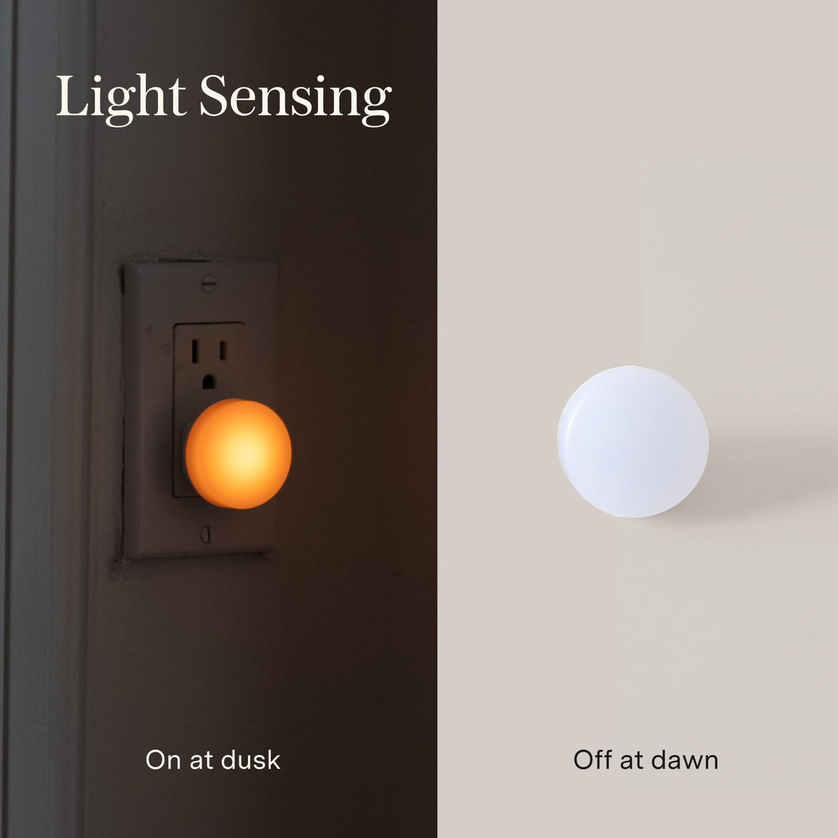 Loftie night light suitable for bathroom, hallway, and bedroom spaces