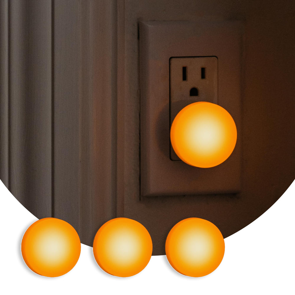 Loftie night light wall plug amber glow for hallway navigation