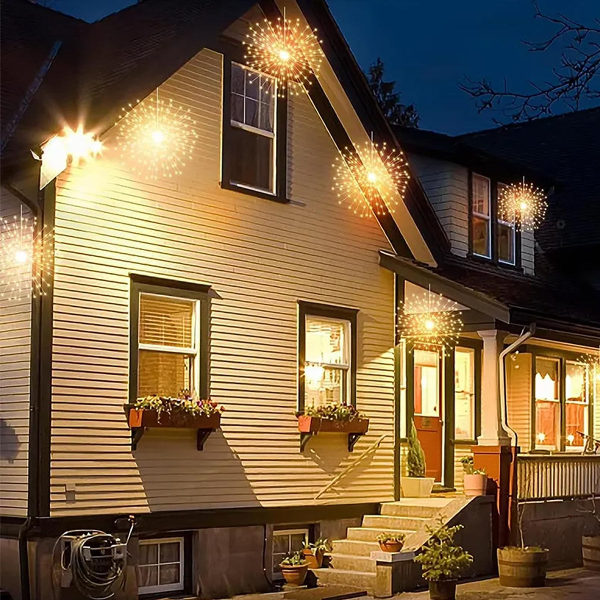 LOFTOLMEA IP65 waterproof firework lights for rainproof decorating