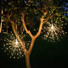 LOFTOLMEA starburst light with remote control and solar panel