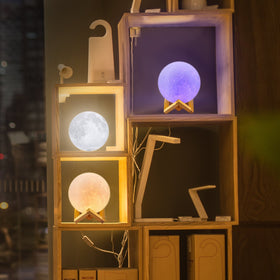 LOGROTATE Moon Lamp 16 colors ambient light for versatile moods.