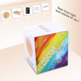 LOGROTATE Moon Lamp suitable for cafes and events with adjustable mood light.