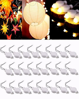 LOGUIDE small LED lights illuminate paper lanterns with long-lasting brightness for events.