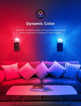 LOHAS LED 180-degree illumination coverage from a compact plug-in light