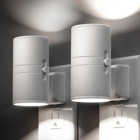 L LOHAS LED Bright Night Light plugged in for a soft 5000K glow.