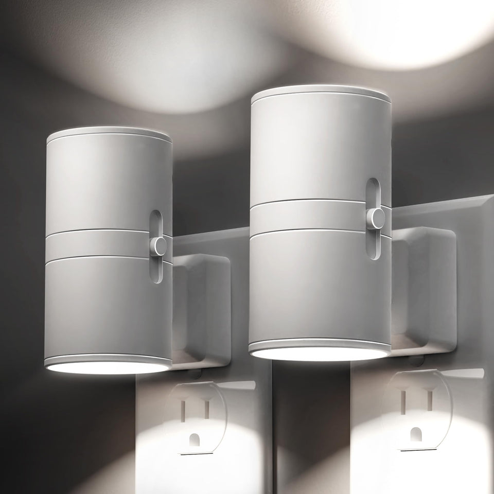 L LOHAS LED Bright Night Light plugged in for a soft 5000K glow.