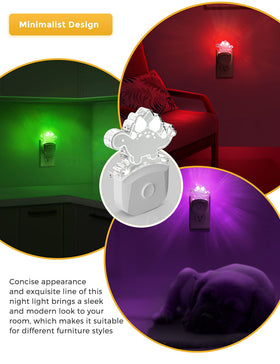 LOHAS LED dinosaur plug-in night light with kid-friendly design