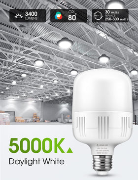 L LOHAS LED E26 to E39 base converter included for easy setup