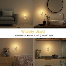 L LOHAS LED plug-in night light keeps the bottom socket free