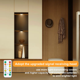 LOINSGLIM four-pack includes batteries for quick, ready-to-use lighting