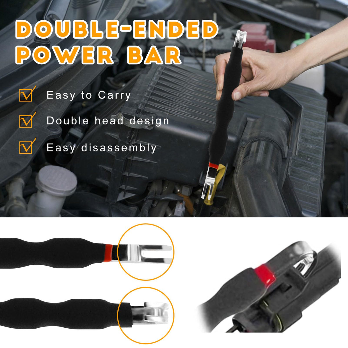 Loisdaro clip removal tool enables fast, non-scratch fastener removal.