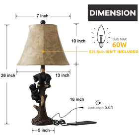 LOKHOM bedroom nightstand lamp fits small spaces with style.