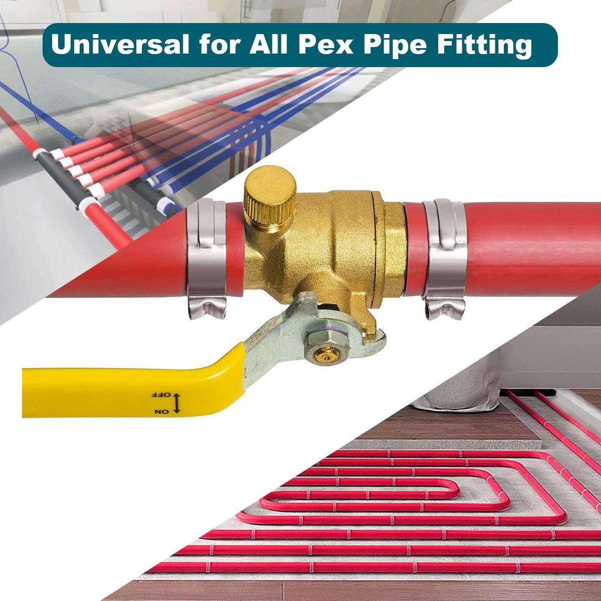 3/4-inch cinch ring example for residential and commercial PEX projects