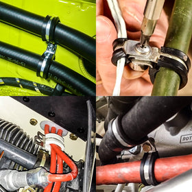 LOKMAN 6.5mm screw-hole clamp fits standard bolts for easy installation