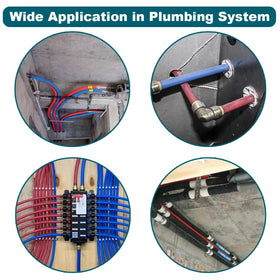 LOKMAN clamps fit various brands for universal PEX connections