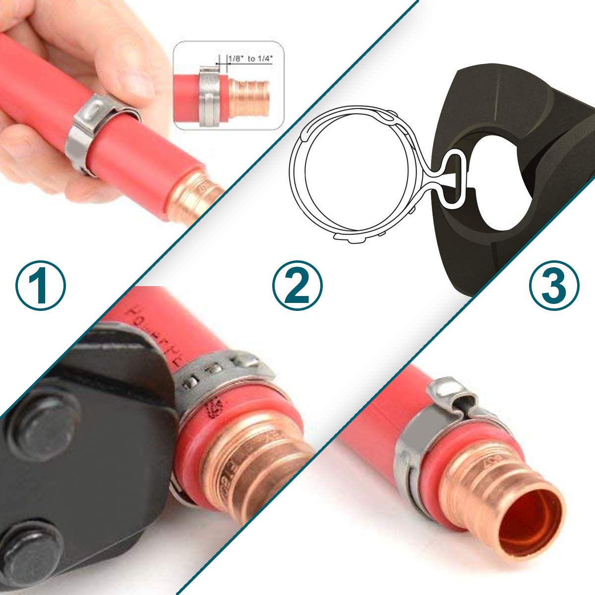Secure crimp fittings in hydronic heating or cooling systems