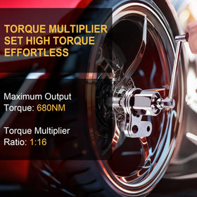 Loksun half-drive wrench with sockets ready for automotive work