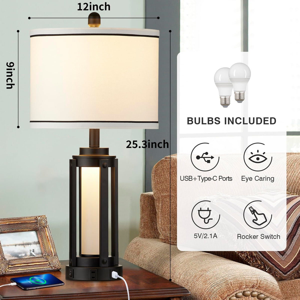 Lolokit rotary switch controls let you tailor the lighting.